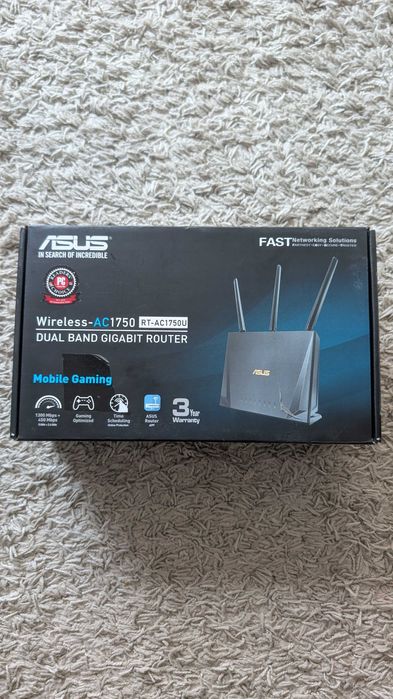 Router Asus RT-AC1750U dual band (good for gaming/streaming)