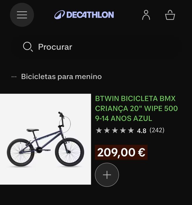 Bicicleta BMX verde