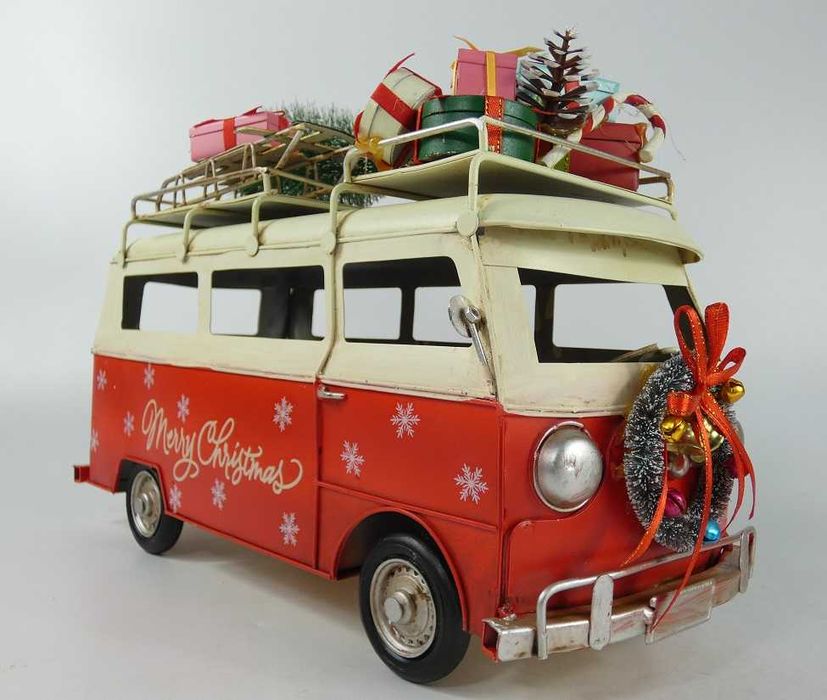 Metal samochód RETRO auto VW OGÓREK pojazd prezent BOŻE NARODZENIE 37c