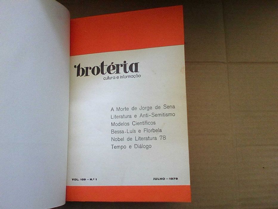 Revista Brotéria conjunto