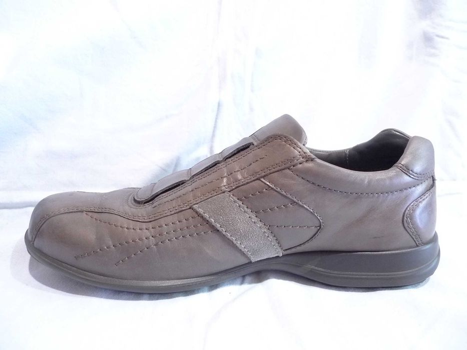 ECCO  r.42/27,5cm Półbuty skórzane wsuwane mokasyny buty