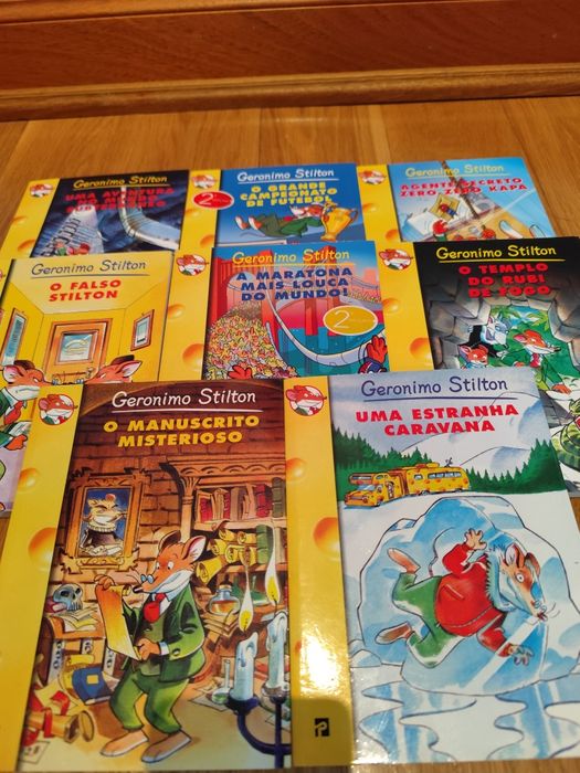 Coleção 8 livros Jerónimo Stilton