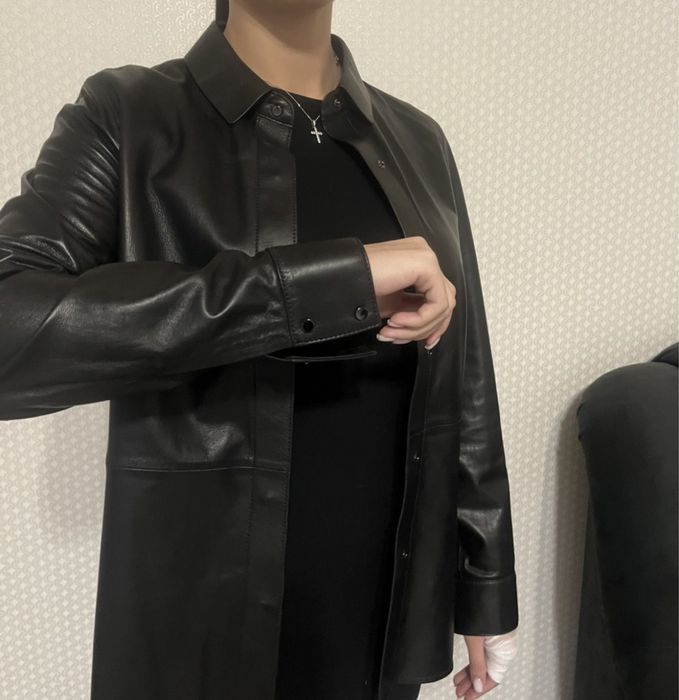 Рубашка шкіряна Massimo Dutti