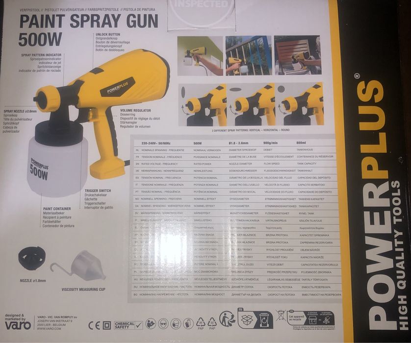 Pistola pulverizadora de tinta