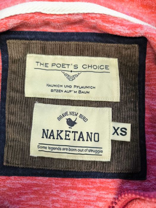 Naketano bluza polarowa ze stójką różowy melanż XS