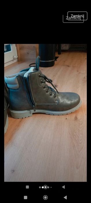 Fajne buty za kostkę, rozmiar 41