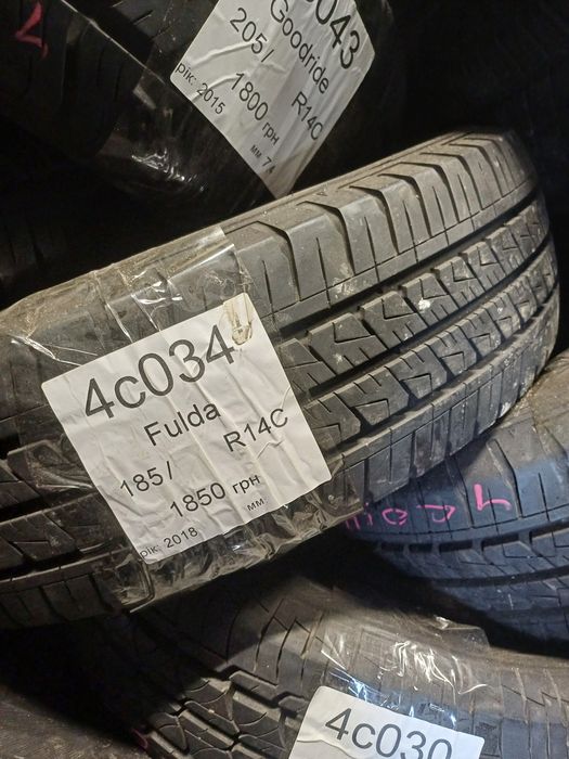 Продам летние шини 185 r14 C