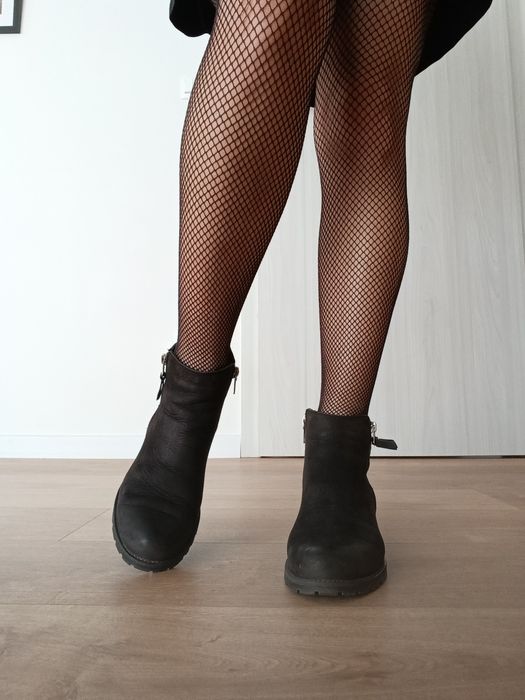 LAN Kars botki damskie skórzane 38