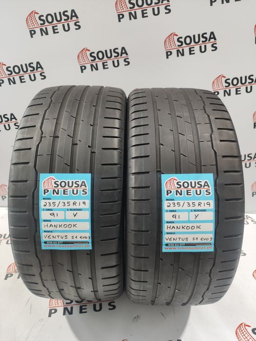 2 pneus semi novos 235-35R19 Hankook - Oferta dos Portes