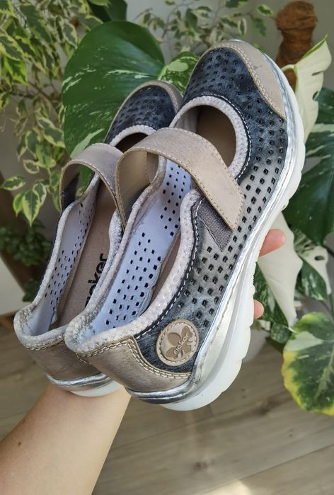 Rieker półbuty, baleriny damskie 39