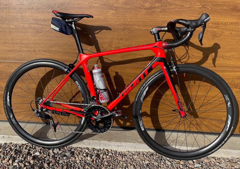 Wyścigówka GIANT Advanced ulepszona w idealnym stanie-zniżka ceny !