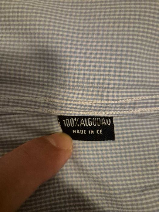 Camisa de homem azul clara Nautical