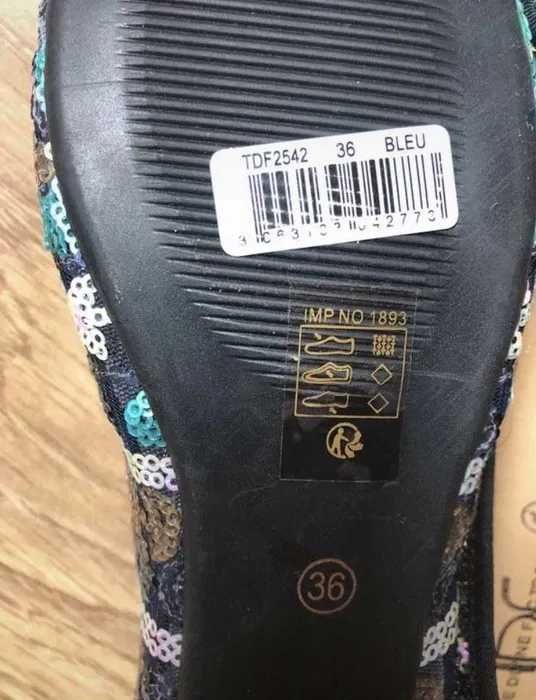 Buty damskie r. 36 baleriny