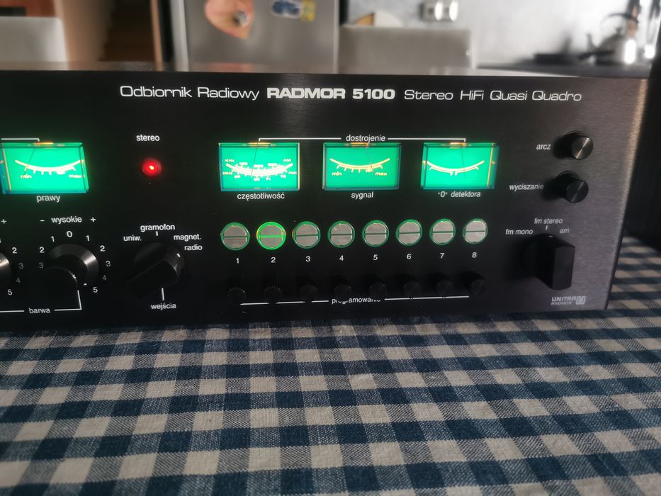 Amplituner Radmor 5100 jak Nowy po renowacji u Systemix- Diora Unitra