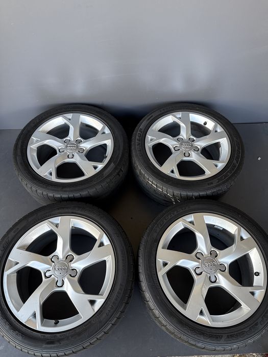 Koła aluminiowe 17 cali 8J 5x112 et 48 Audi A3, S3 Opony Dunlop