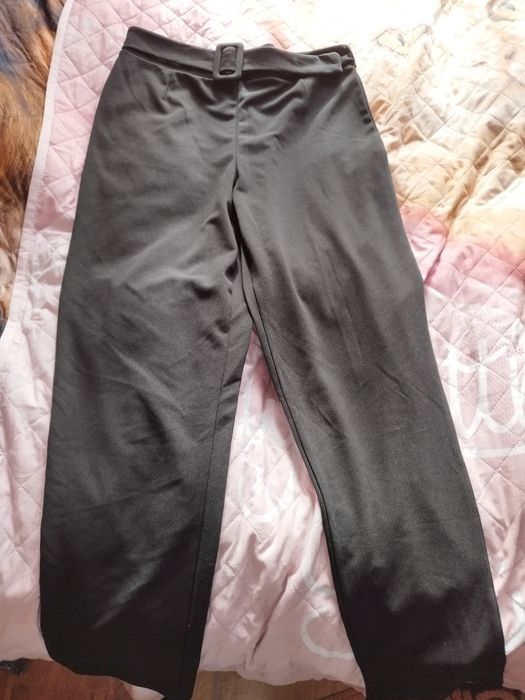 Spodnie damskie materiałowe, lejące 42XL