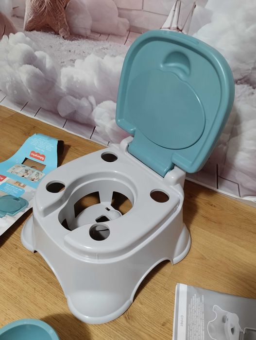Nocnik i podnóżek do nauki korzystania z toalety Fisher Price