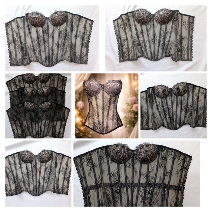 Втягуючі  корсети, корсети з мереживом