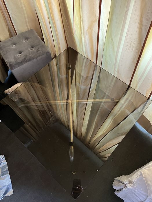 Mesa quadrada vidro 70,5 cm
