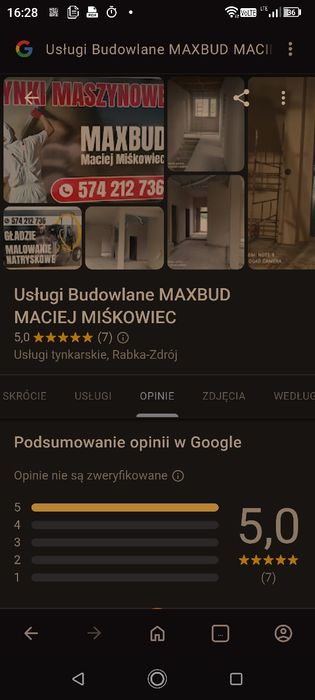 Tynki maszynowe Maciej Miśkowiec