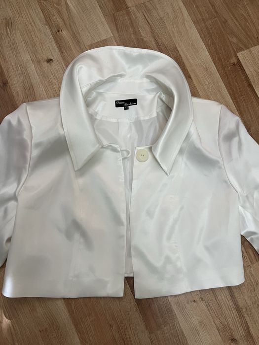 Krótka marynarka żakiet damski L/XL