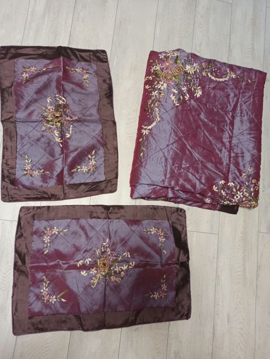 стеганое покрывало - одеяло+2 наволочки