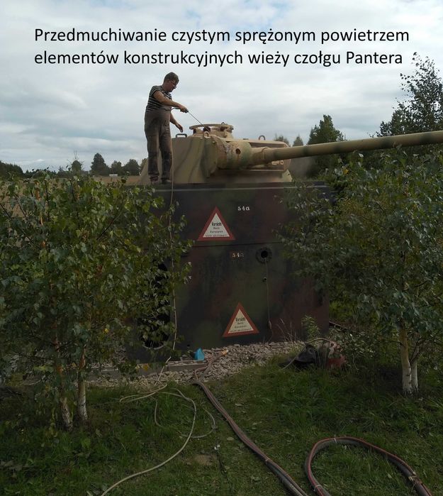 Zestaw do Piaskowania Kompresor śrubowy Maco silnik Deutz