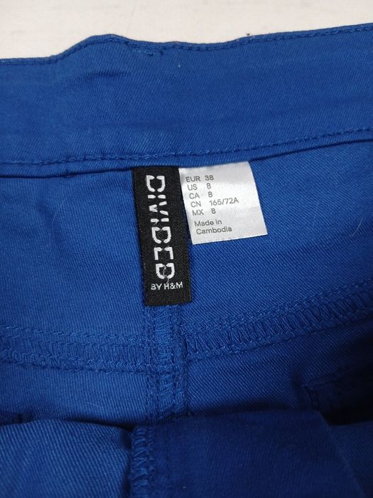 Granatowe szorty H&M Divided damskie rozmiar 38 krótkie spodenki