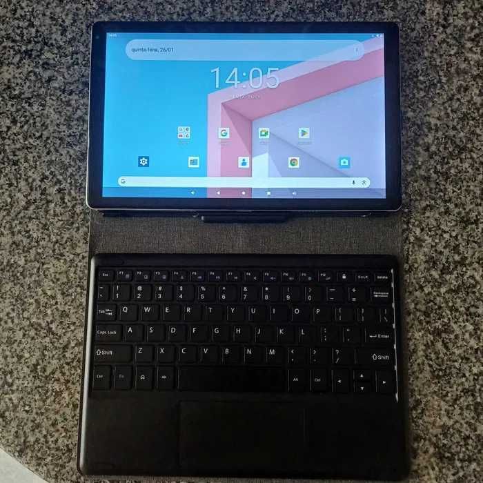 Vendo tablet com teclado DUODUOGO S7, com Android 11 e 64 GB - Como Novo
