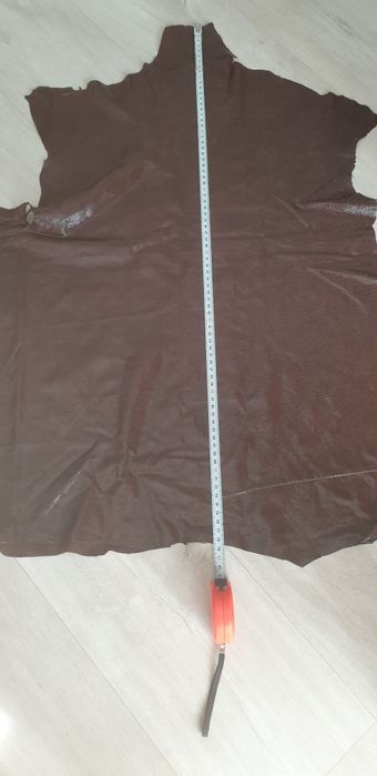 skóra naturalna licowa brązowa z połyskiem błam x 2 szt