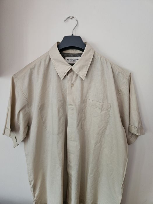 Tom Tailor piaskowa koszula sportswear fit & sport r XL
