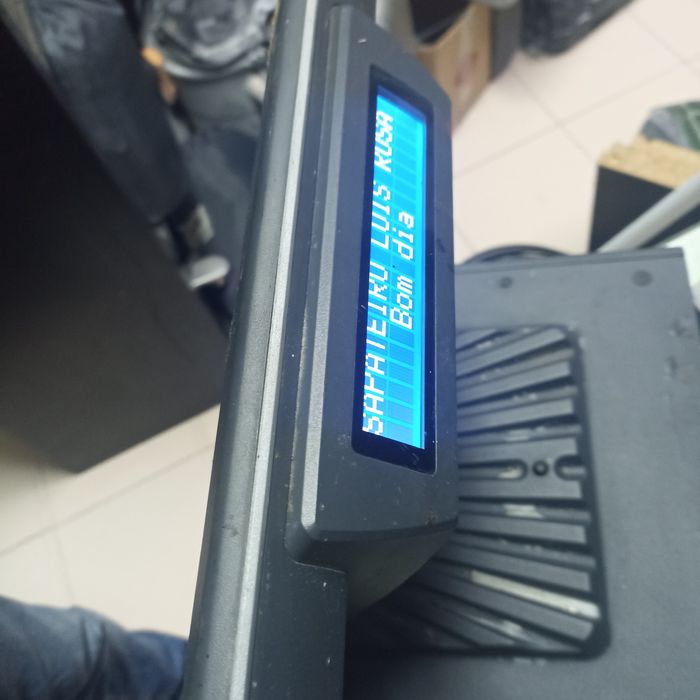 Pos para venda com marcas de uso