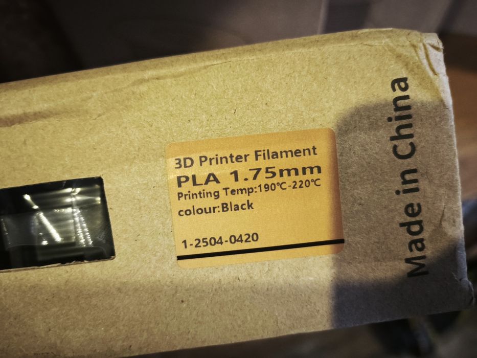 Filamento preto 3d pla 1kg