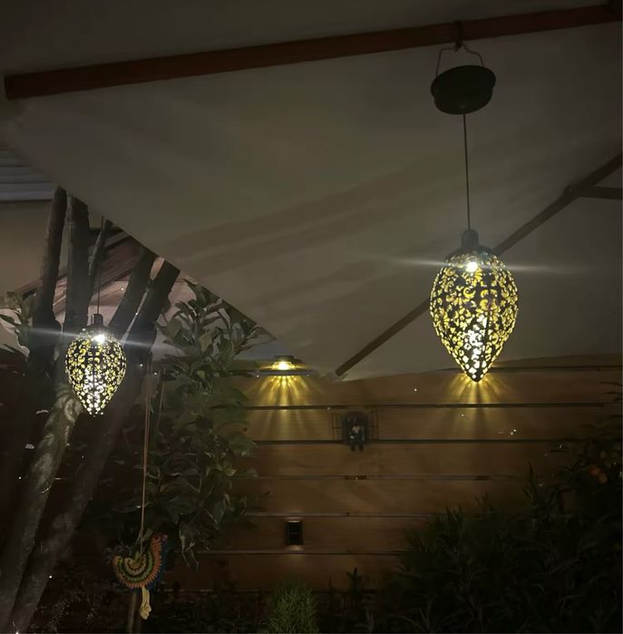 Садовий ліхтар «Крапля», ажурний світильник, лампа, для дачи