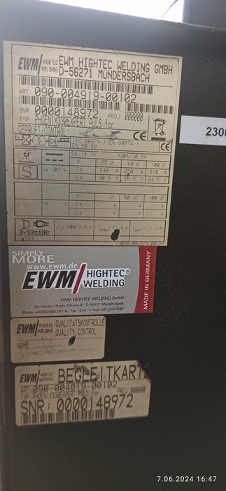 Spawarka EWM Phoenix 300