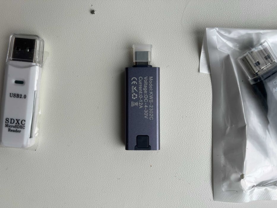 USB-C Хаб, Тестер, Кардридер та OTG адаптери (Нові)