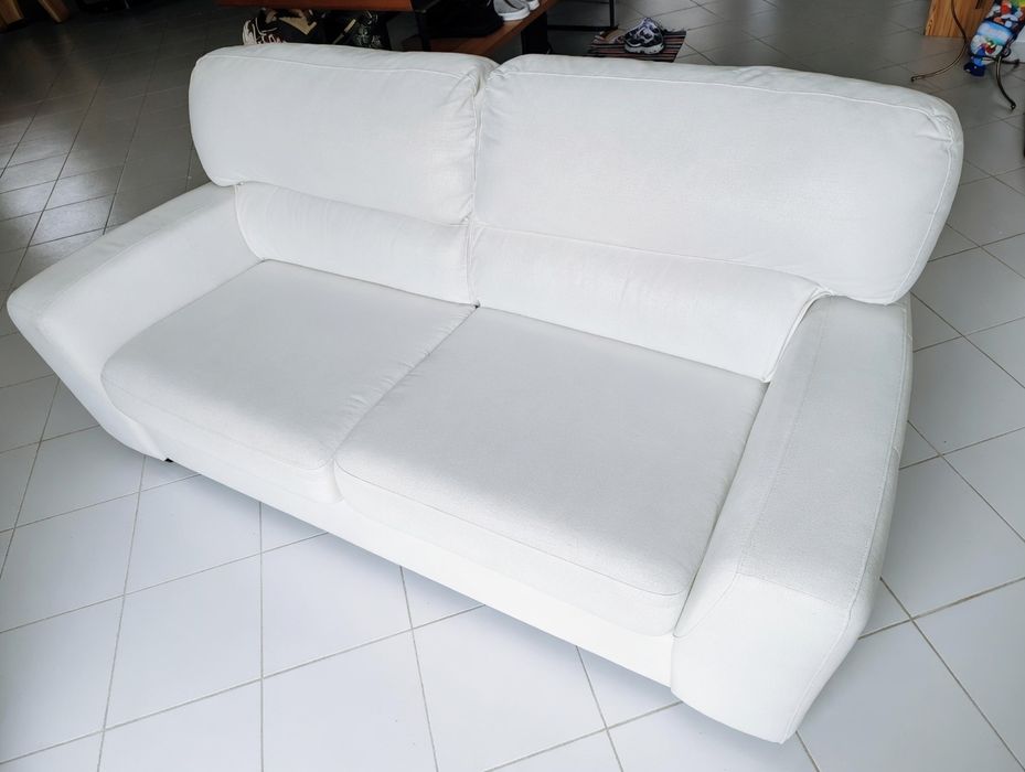 Sofá de 2/3 Lugares Confortável – Design Moderno (Creme)