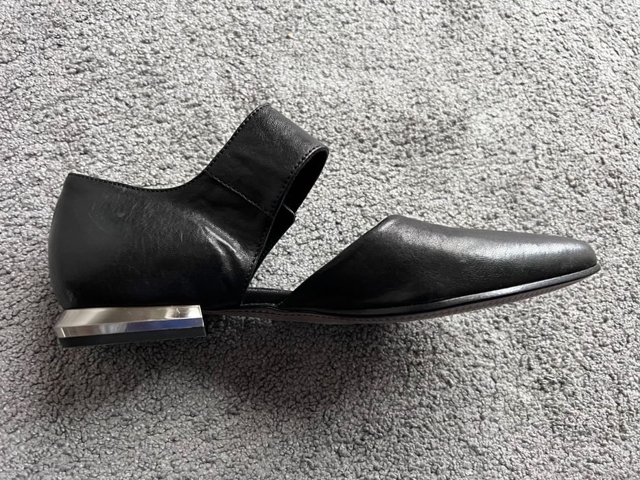 Laura Bellariva - skórzane czarne buty Made in Italy