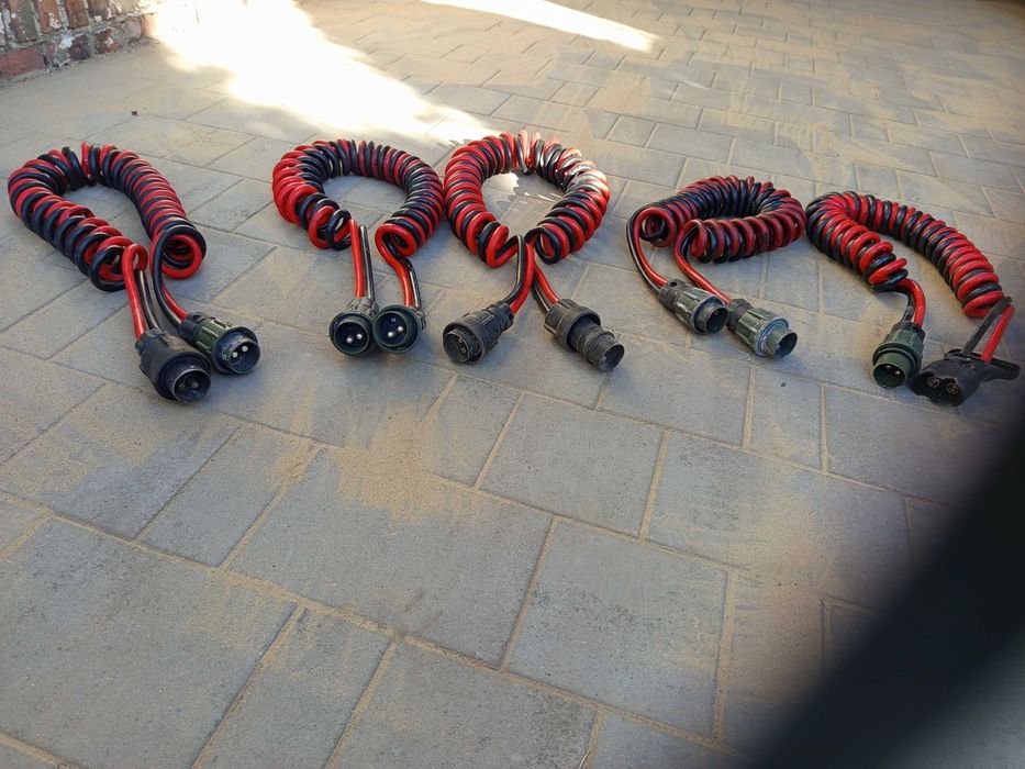 Przewód Spiralny Kabel NATO 24V 4M TIR