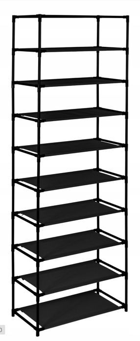 Nowy czarny organizer szafa tekstylna na ubrania buty