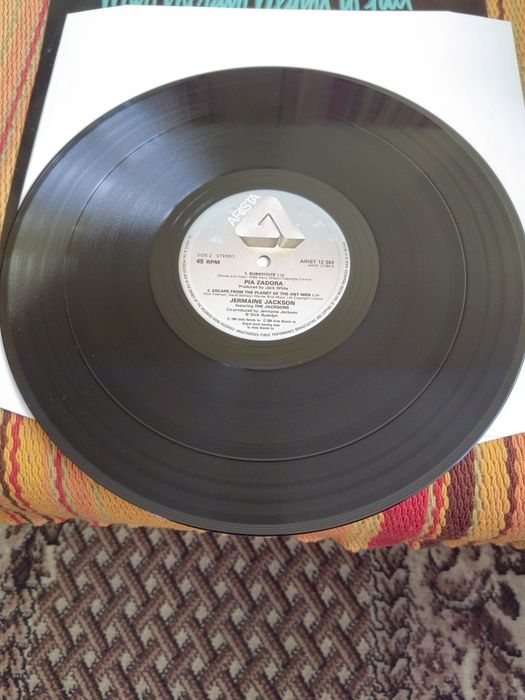 Jermaine Jackson/Pia Zadora - When The Rain Begins To Fall, 12"Maxi si