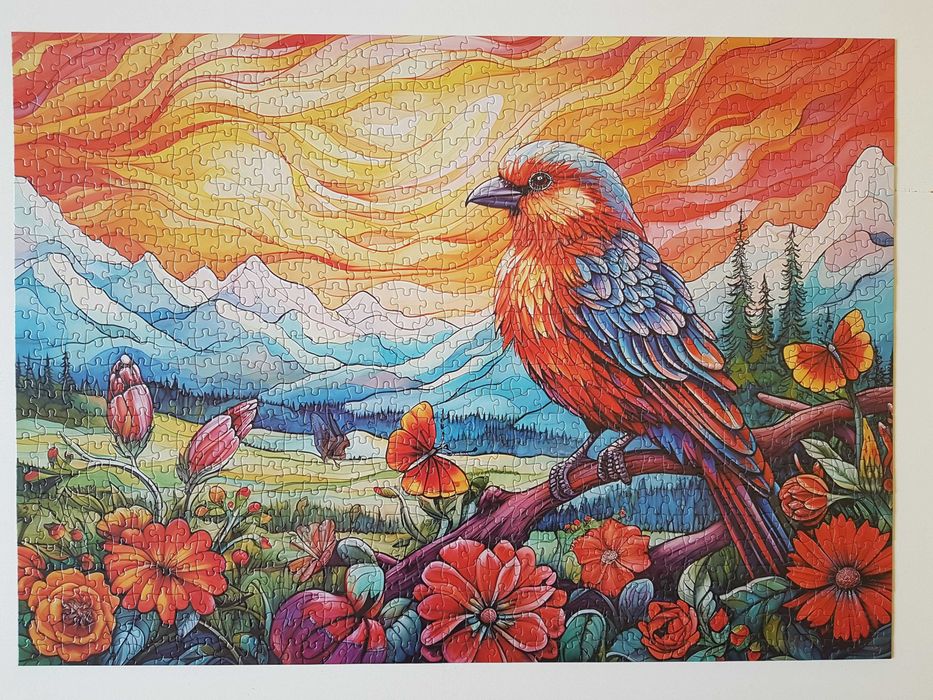 Askato puzzle Ptaszek 1000 KOMPLELTNE