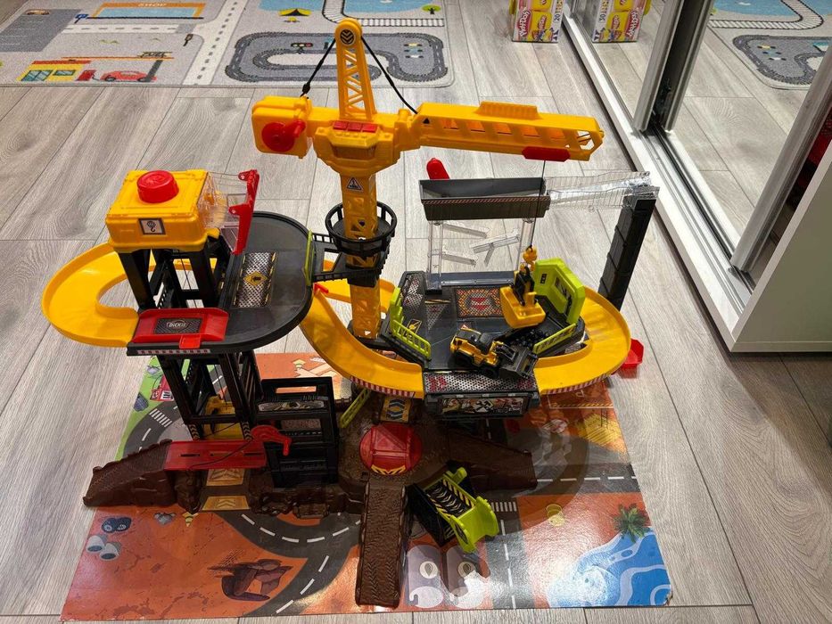 Duży zestaw budowlany /Auta/Garaż 79 cm Dickie