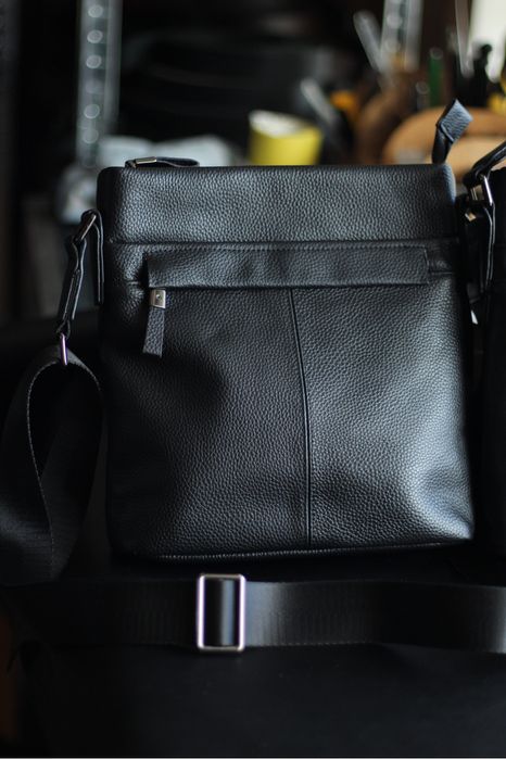 Сумка чоловіча шкіряна через плече / мужская кожаная сумка. А4