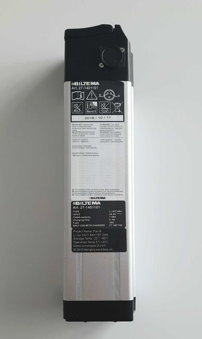 Bateria rowerowa Biltema 24V  7,8Ah / 10,4Ah / 15Ah rower elektryczny