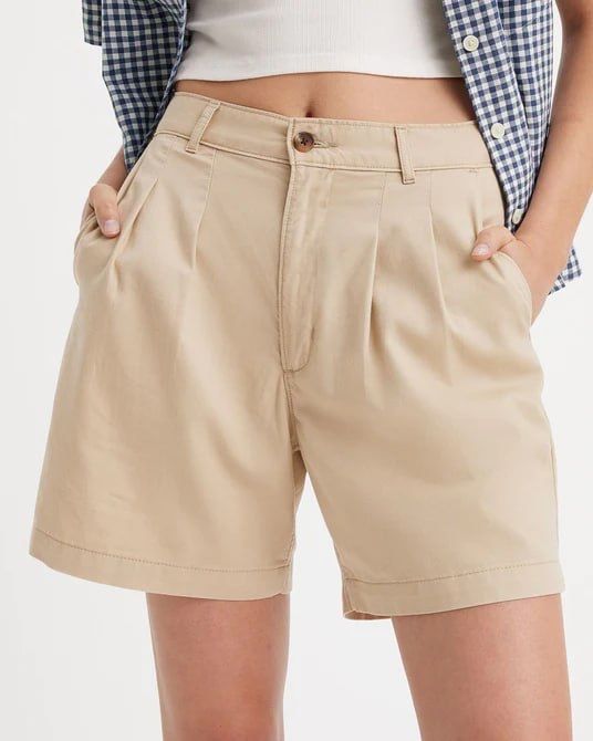 Levis pleated trouser premium short розмір XS жіночі карго шорти