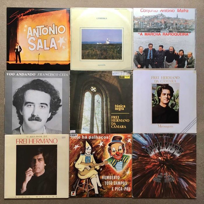 Discos vinil LP - 5€ cada - pop rock portuguesa
