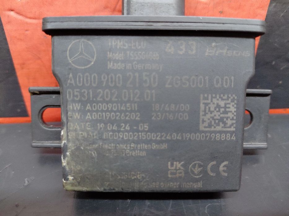 Módulo de pressão de pneus MERCEDES-BENZ Sprinter 3,5-t (907, 910)