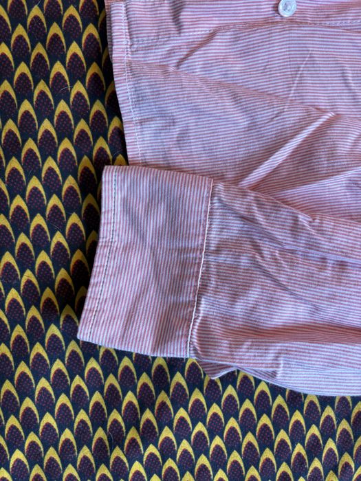 Camisa Tommy Hilfiger senhora riscas vernelha e branca