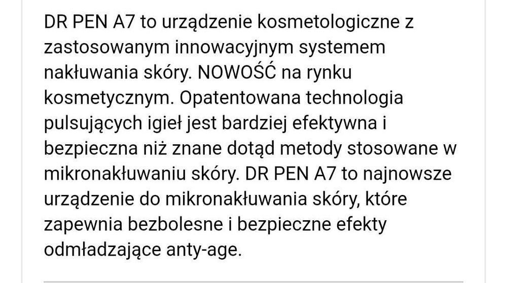 Dermapen domowy Dr Pen